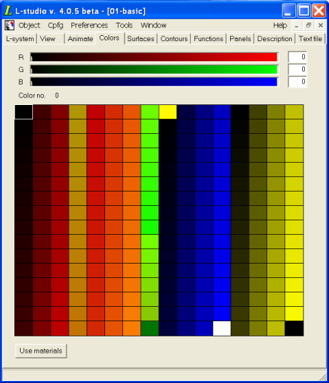 Color Palette Editor