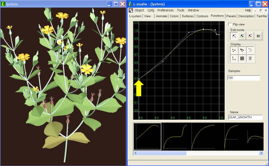 Changing a function in the Lychnis model